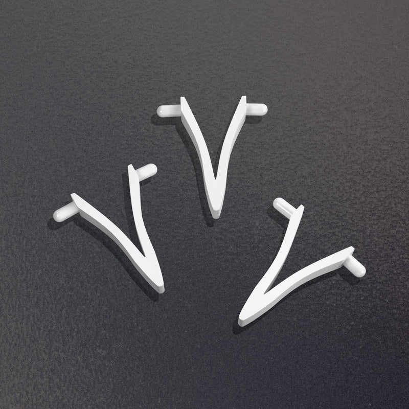 Funmit Pool Butterfly Clips V-Clips Attachment Clips Replacement for Pool Spa Brush Leaf Rake Leaf Skimmer (24 Pack) - Image 3